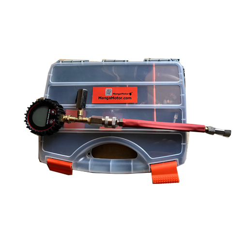 جهاز اختبار كبس المحرك و طلمبة البنزين و ضغط الزيت